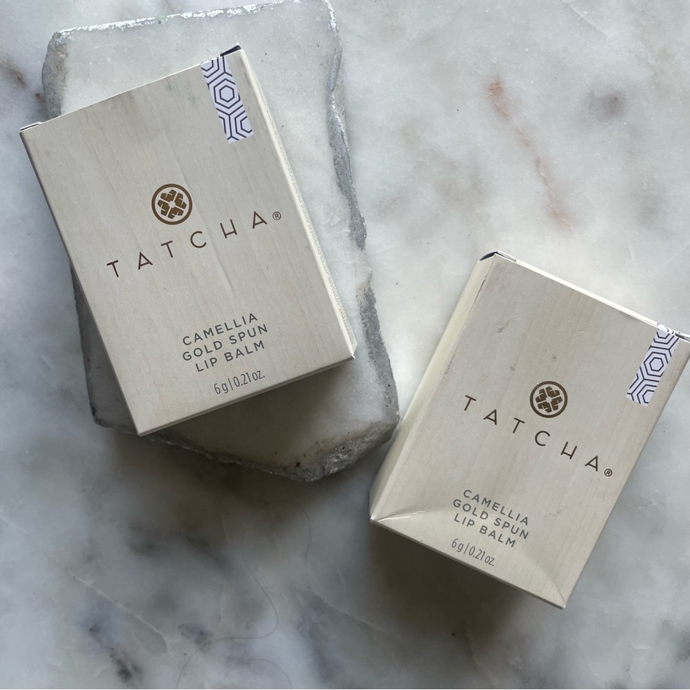 NIB Bundle - Tatcha Camellia Gold Spun Lip Balm ($64 value)